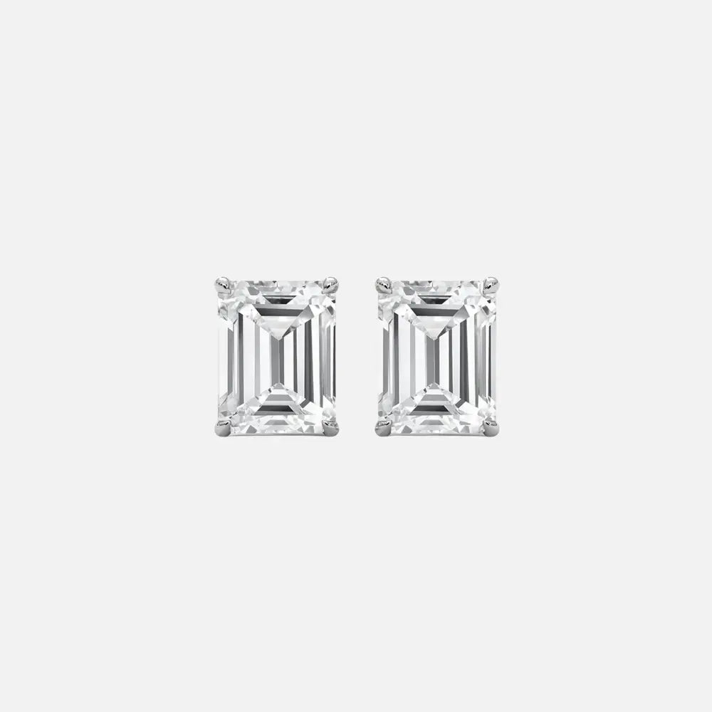 22DABE22® Moissanite Baguette Stud Earrings (S925) - 22DABE22®