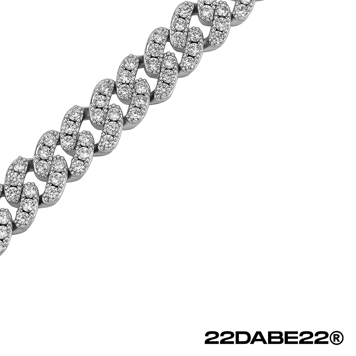 Cuban Chain by 22DABE22® – bold unisex streetwear necklace, luxury hip hop inspired jewelry for urban fashion style