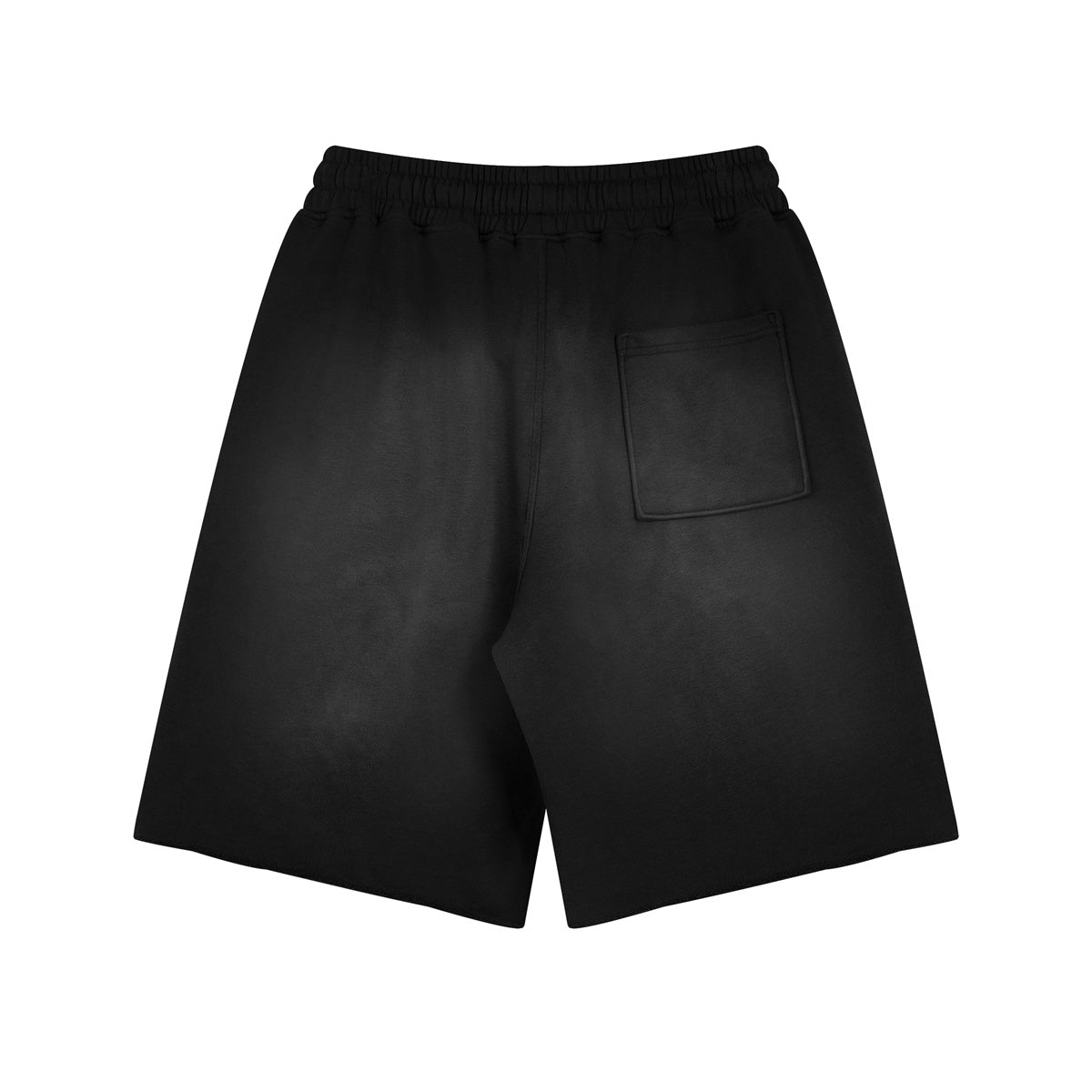 Premium Washed Basic Black Shorts by 22DABE22® – Sleek and comfortable streetwear shorts for modern urban style