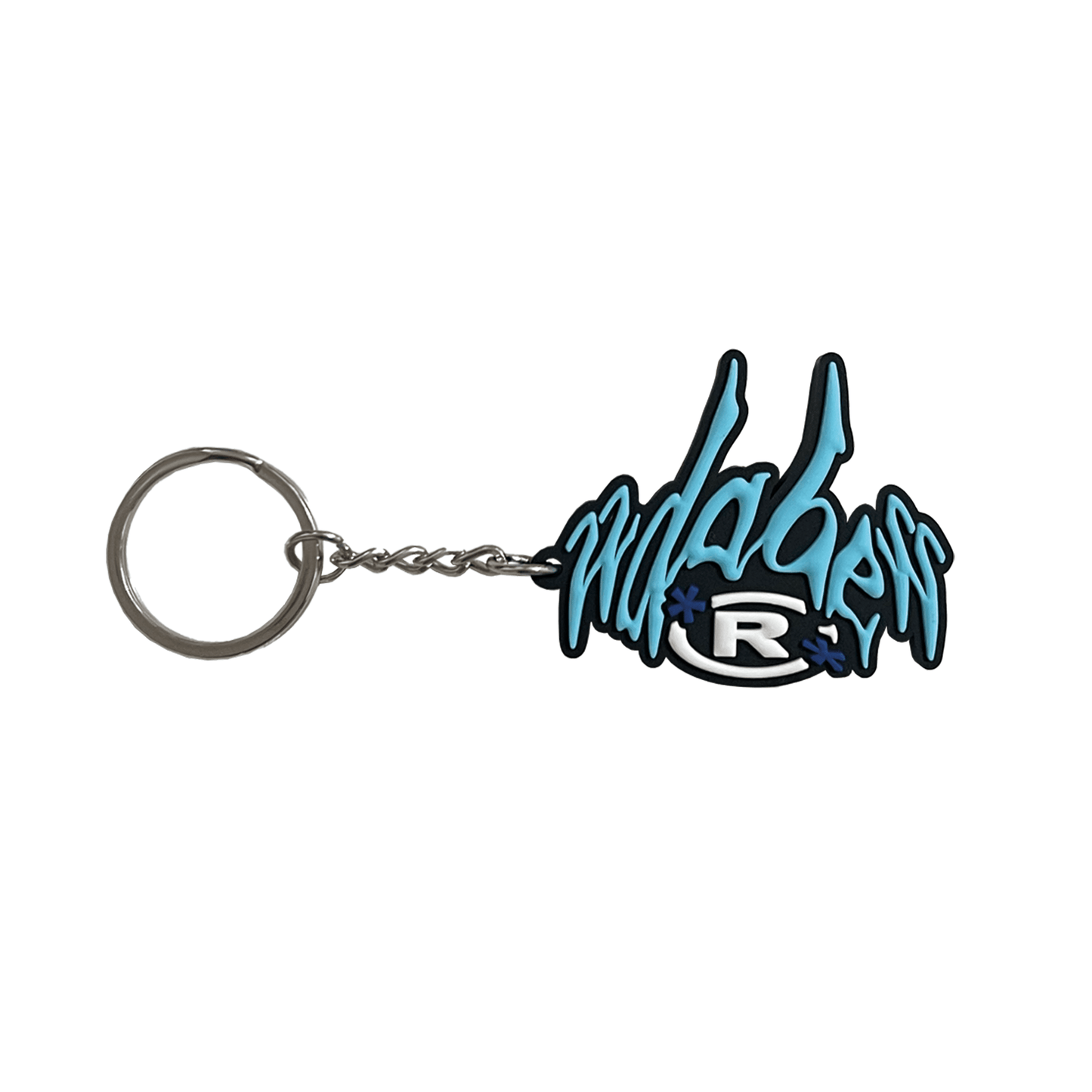 22DABE22® keychain pack with 4 colors – vibrant streetwear accessories, stylish keychains for men and women