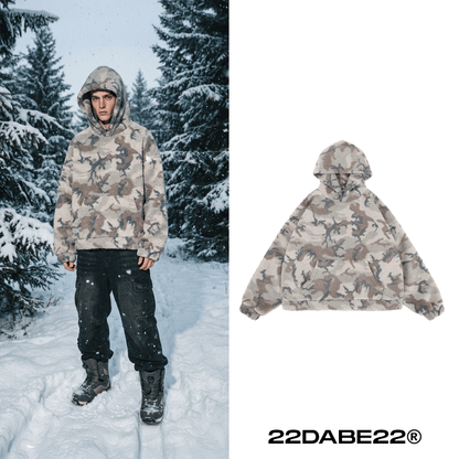 22DABE22 Camo Fleece Hoodie - 22DABE22®