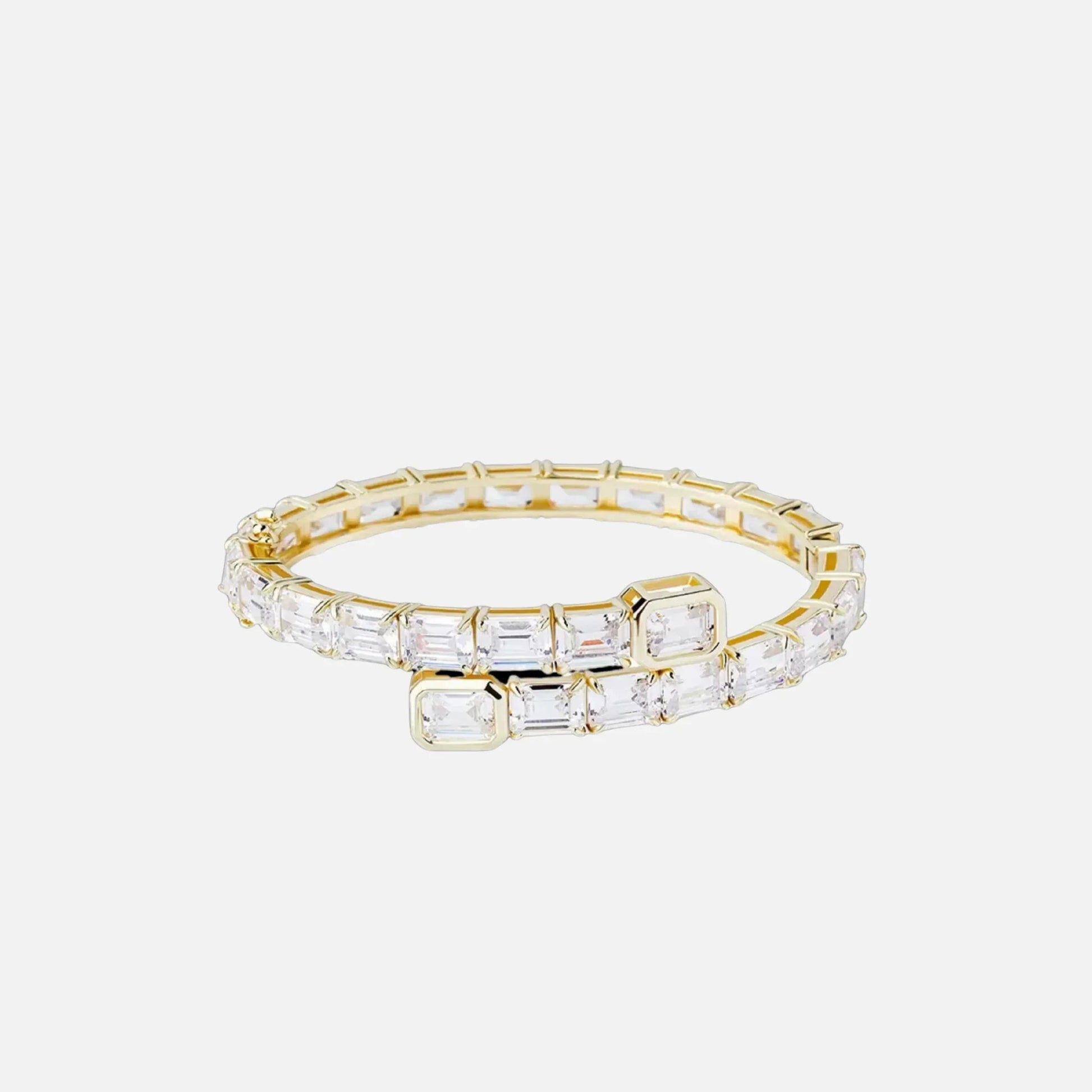 22DABE22® Emerald Cut Bangle - 22DABE22®