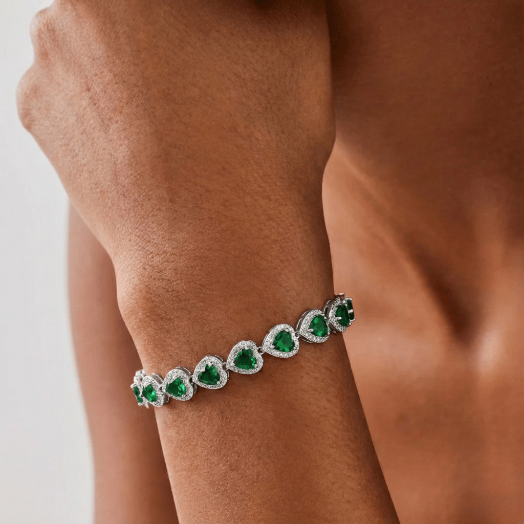22DABE22® Heart Crystal Bracelets - 22DABE22®