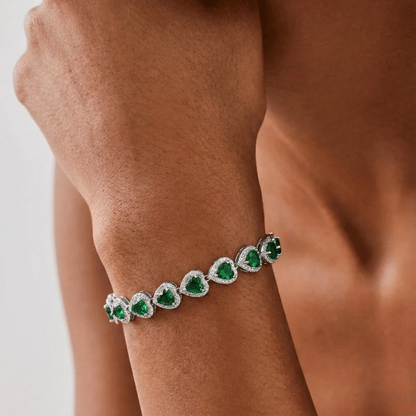 22DABE22® Heart Crystal Bracelets - 22DABE22®