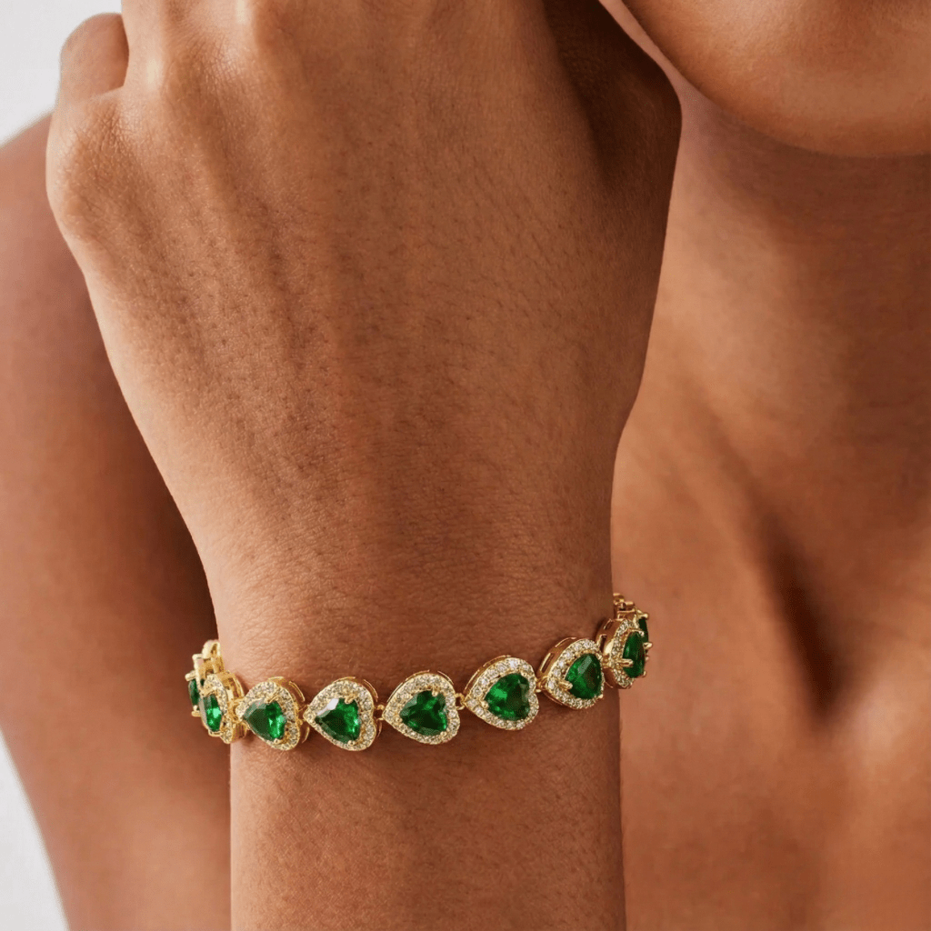 22DABE22® Heart Crystal Bracelets - 22DABE22®