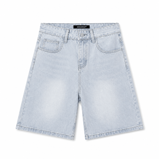 22DABE22® Ice Blue Denim Shorts - 22DABE22®