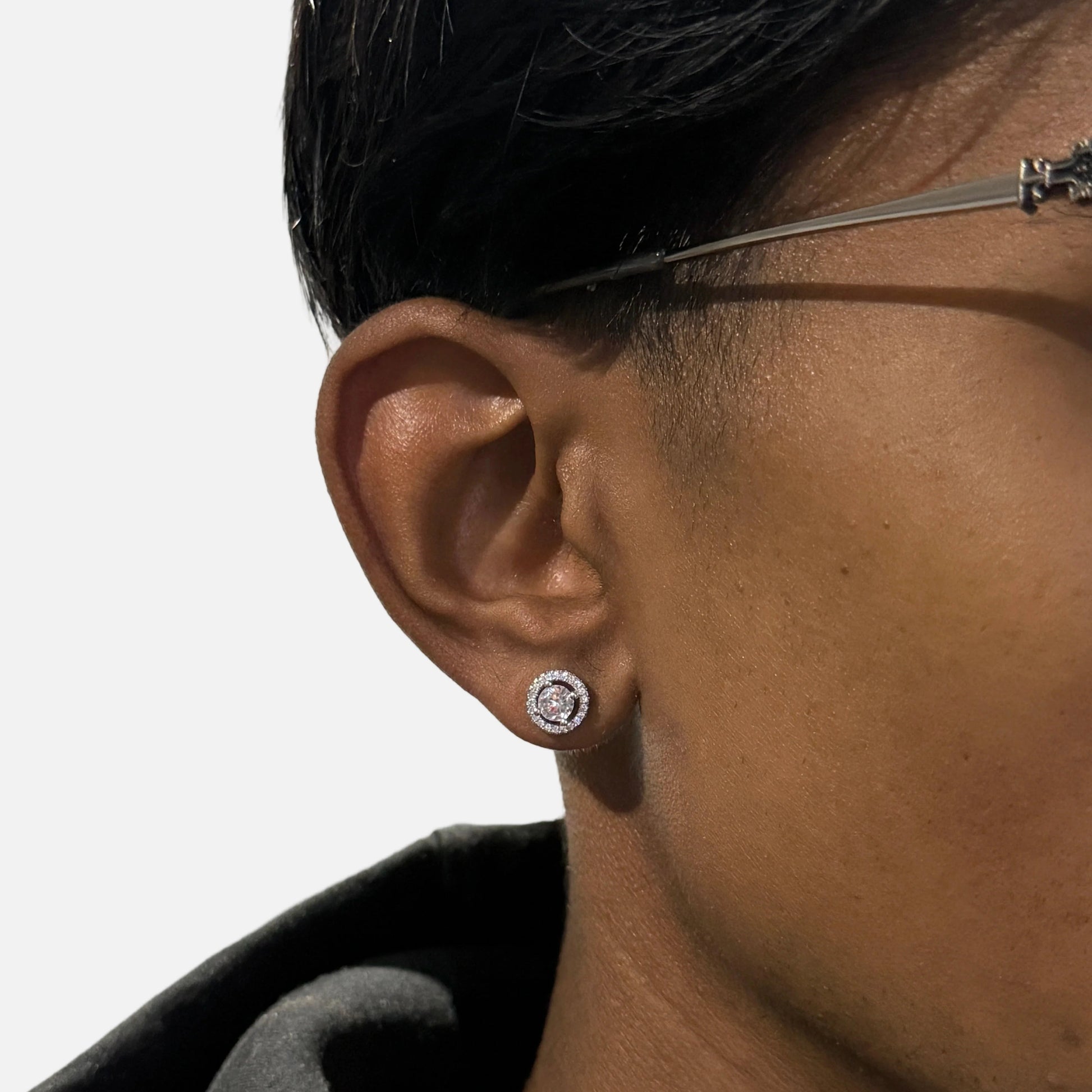 22DABE22® Iced Halo Earrings (S925) - 22DABE22®