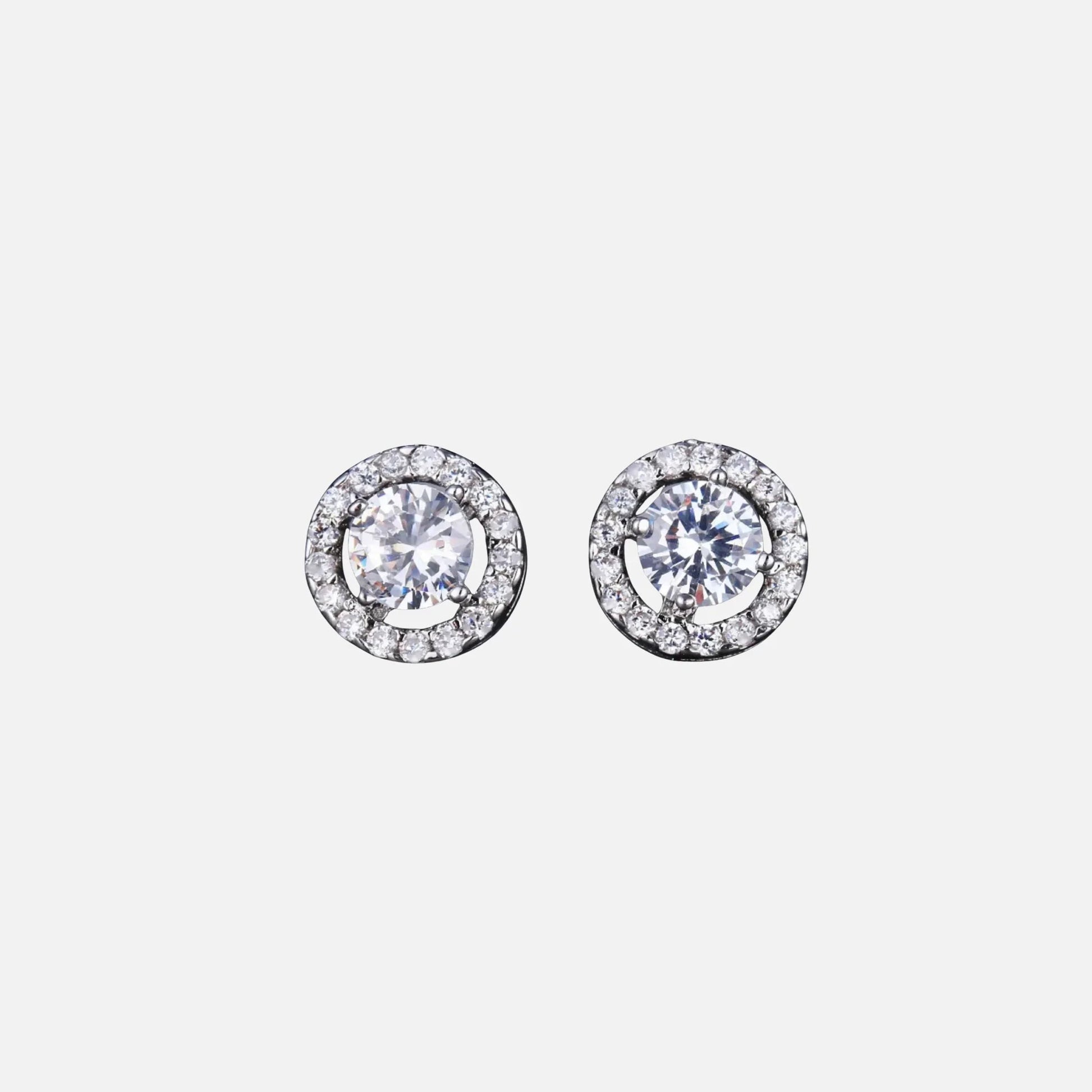22DABE22® Iced Halo Earrings (S925) - 22DABE22®