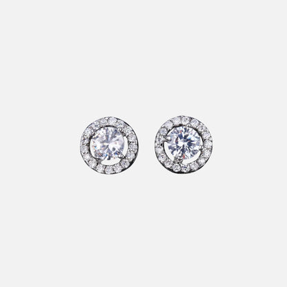 22DABE22® Iced Halo Earrings (S925) - 22DABE22®