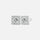 22DABE22® Iced Square Stud Earrings (S925)