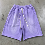 Short Premium Washed Basic Purple