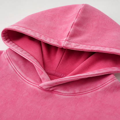 Hoodie Washed Pink Castle by 22DABE22®