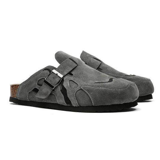 Sophisticated grey 22DABE22® designer clogs with cloud-like cushioning, minimalist Scandinavian design, and exclusive 22DABE22® craftsmanship - premium ergonomic footwear blending style and all-day comfort