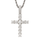 Cross by 22DABE22® - Silver (+ Chain)