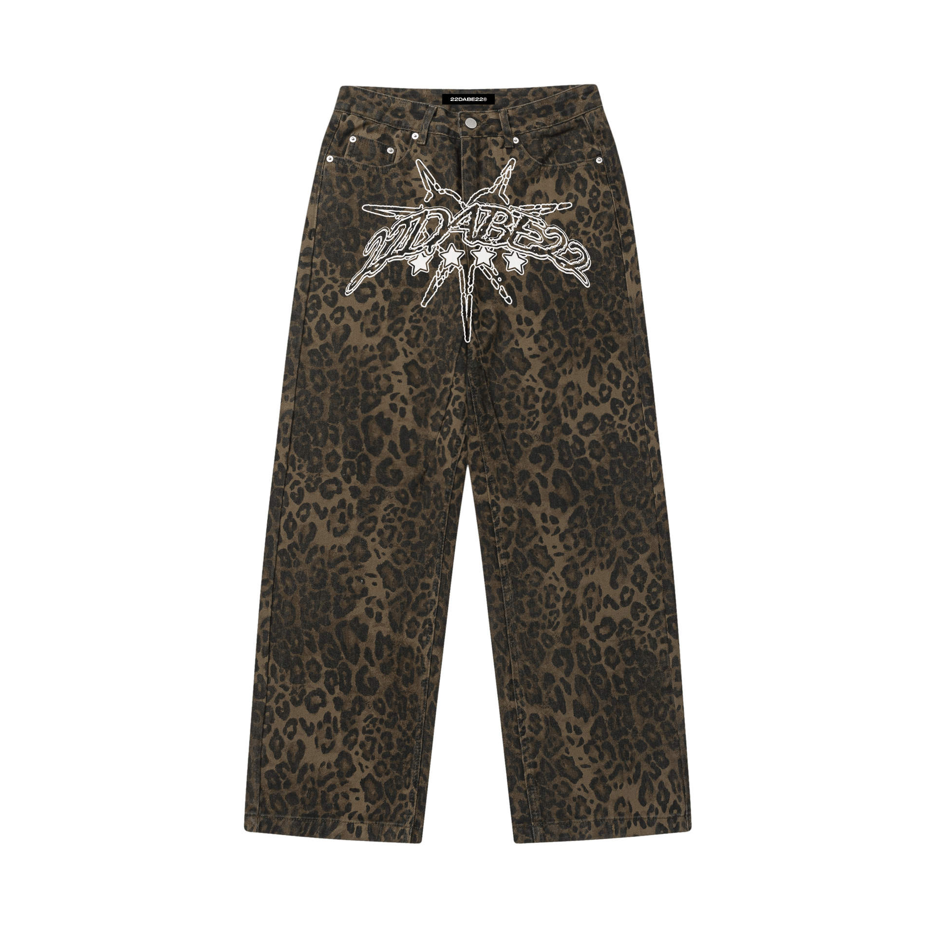 Leo Denim Jeans by 22DABE22® – Stylish streetwear jeans with unique design for modern urban fashion