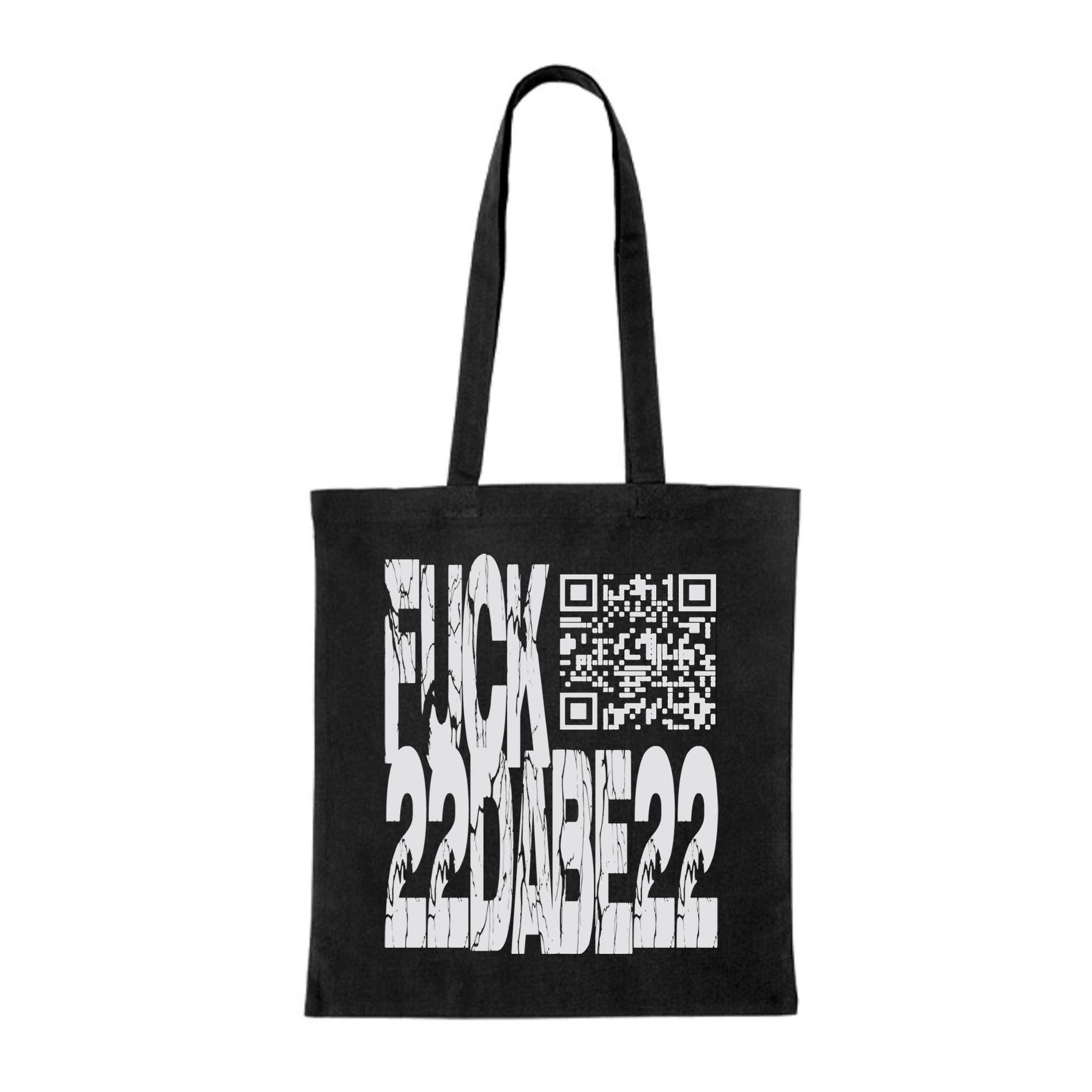 22DABE22® free tote bag – stylish and spacious streetwear accessory, versatile tote for men and women