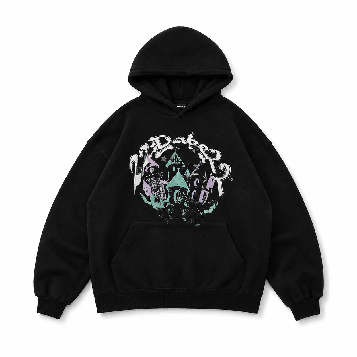 Hoodie Black Castle - 22DABE22®