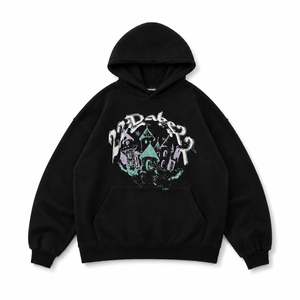 Hoodie Black Castle - 22DABE22®