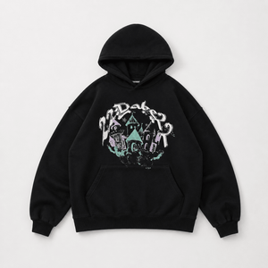 Hoodie Black Castle - 22DABE22®