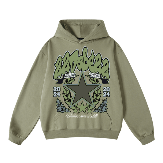 Hoodie Olive by 22DABE22® - 22DABE22®