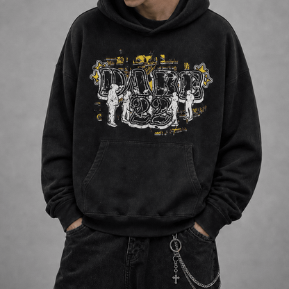 Hoodie Washed Black 22DABE22® - 22DABE22®