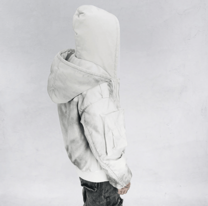 Leather Bomber Jacket by 22DABE22® - 22DABE22®