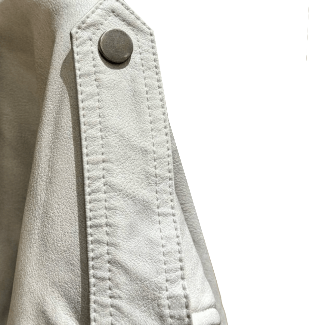 Leather Bomber Jacket by 22DABE22®