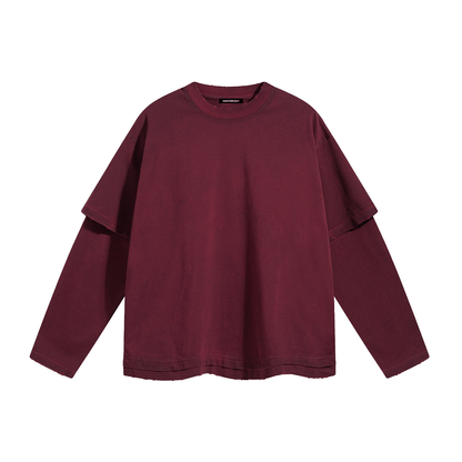 Longsleeve 22DABE22® - Washed Dark Red - 22DABE22®
