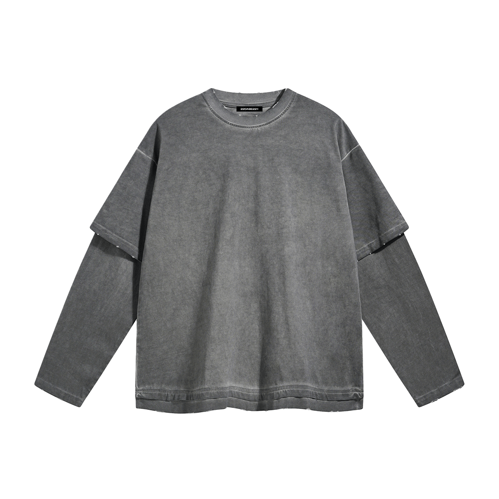 Longsleeve 22DABE22® - Washed Grey - 22DABE22®
