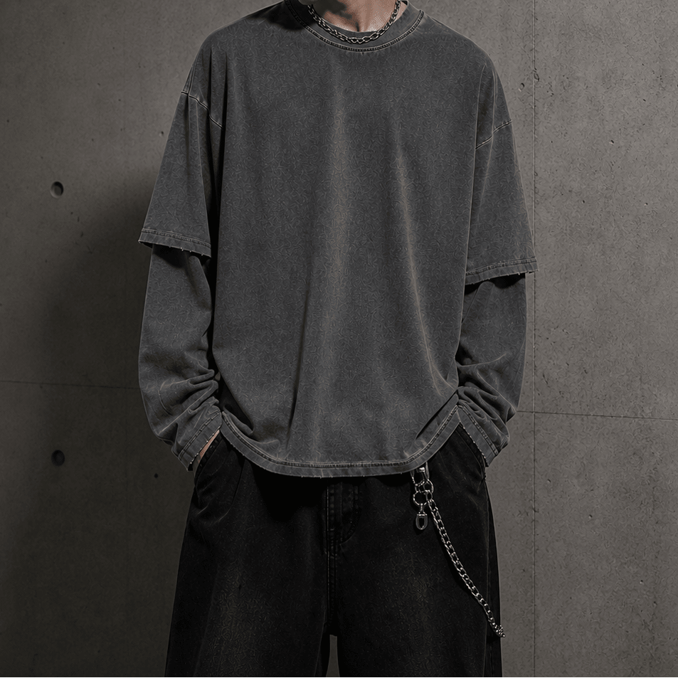 Longsleeve 22DABE22® - Washed Grey - 22DABE22®