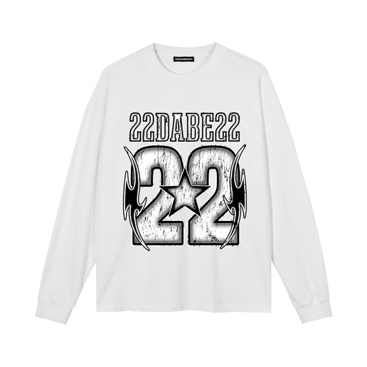 Longsleeve 22DABE22® White/Black - 22DABE22®