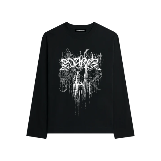 Longsleeve T-Shirt Black Castle - 22DABE22®