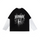 Longsleeve T-Shirt Black/White Castle