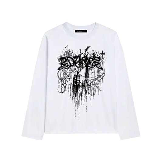 Longsleeve T-Shirt White Castle - 22DABE22®