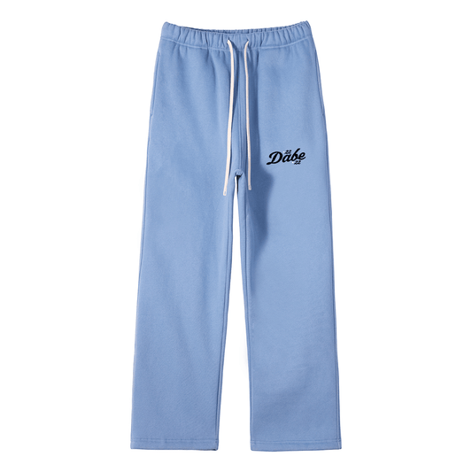Open Leg Jogger in Baby Blue by 22DABE22® – Relaxed fit streetwear pants for modern urban style and comfort
