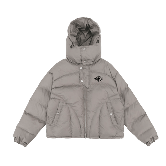Puffer Jacket Taupe by 22DABE22® - 22DABE22®