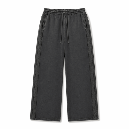 Shadow Stripe Sweatpants – Washed Black - 22DABE22®