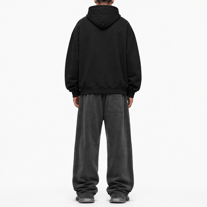 Shadow Stripe Sweatpants – Washed Black - 22DABE22®