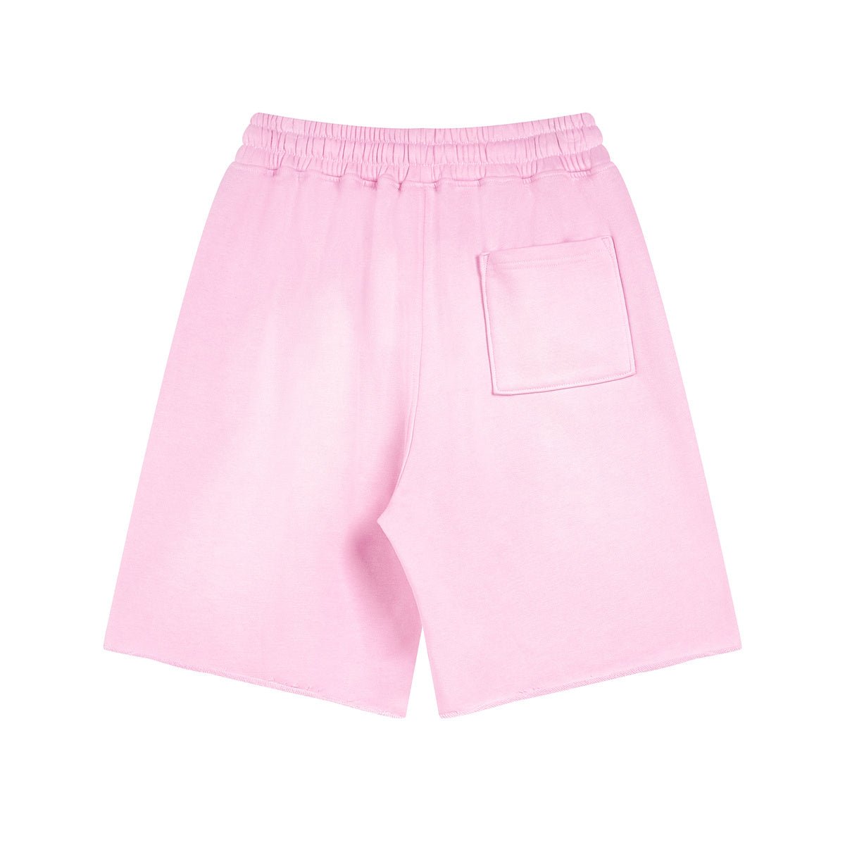 Premium Washed Basic Pink Shorts by 22DABE22® – Comfortable streetwear shorts with a soft pink hue for casual style