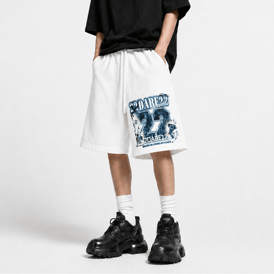 Short Washed White 22DABE22® - Studios - 22DABE22®