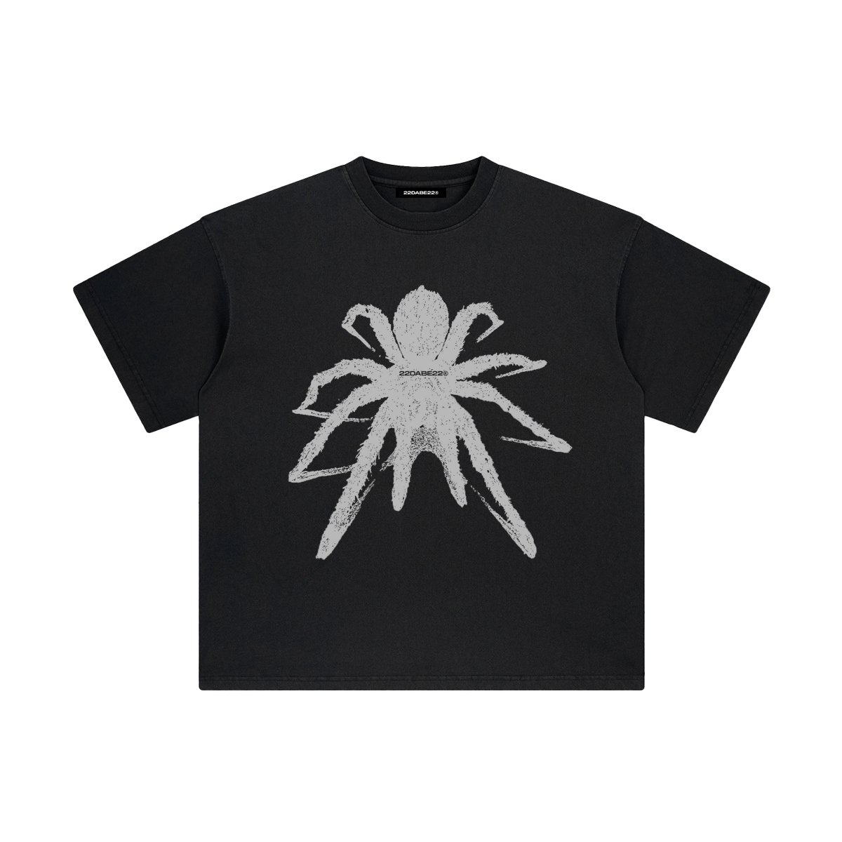 Spider T-Shirt by 22DABE22® – edgy streetwear tee with spider graphic, unisex urban fashion for bold, unique style