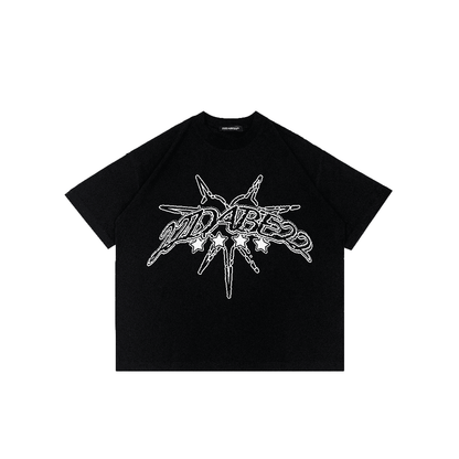 Black T-Shirt by 22DABE22® – Classic streetwear tee with minimalist design for versatile urban fashion