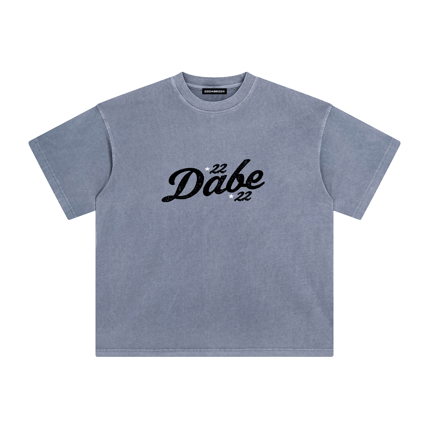 Ice Blue T-Shirt by 22DABE22® with minimalist streetwear design – Premium quality fashion by 22DABE22®