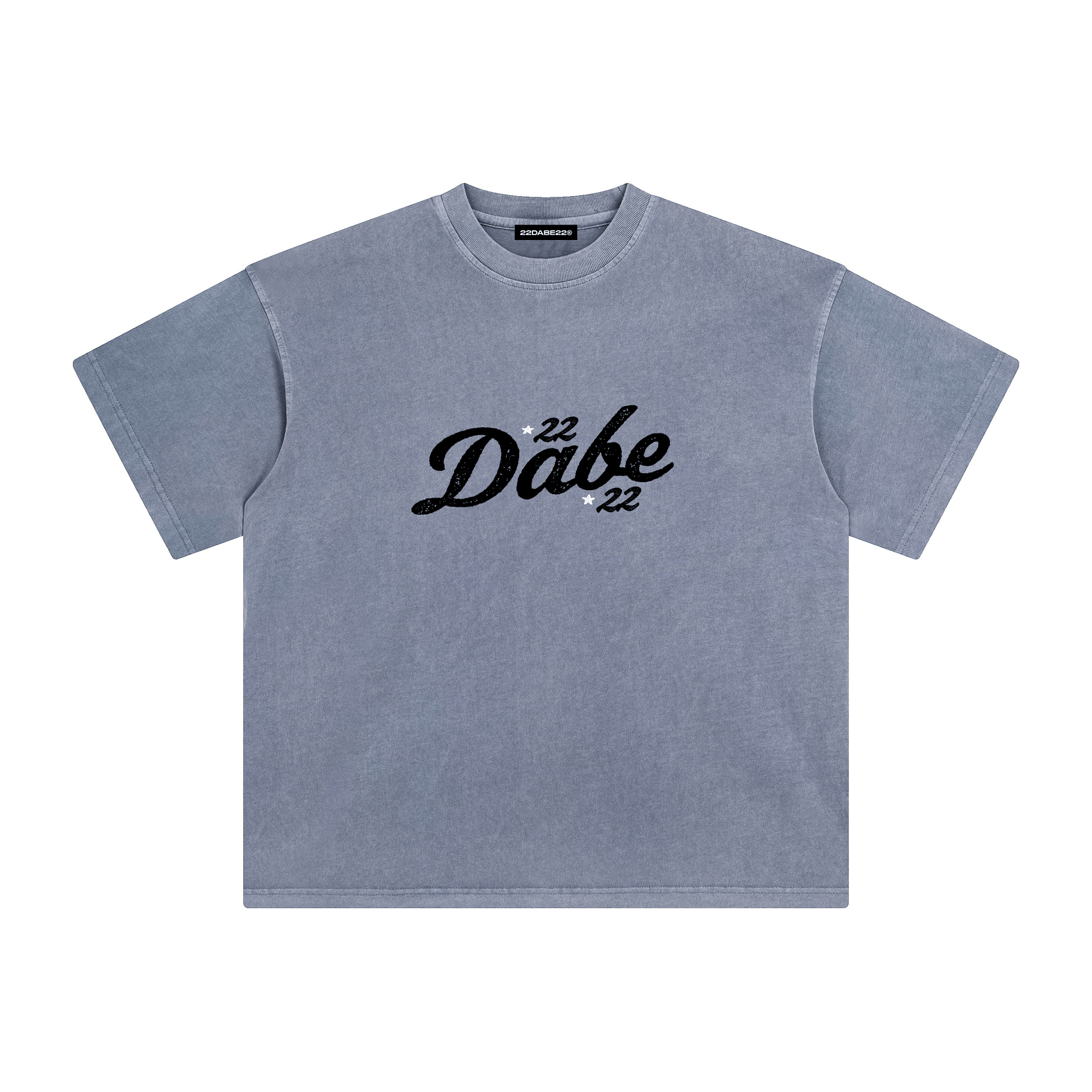 Ice Blue T-Shirt by 22DABE22® with minimalist streetwear design – Premium quality fashion by 22DABE22®