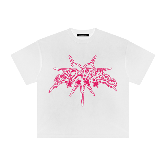 T-Shirt 22DABE22® White/Cherry - 22DABE22®