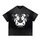 T-Shirt Black ''22 Roses'' by 22DABE22® (white)