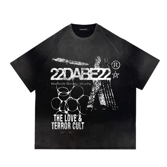 T-Shirt Black ''Terror'' by 22DABE22® - 22DABE22®