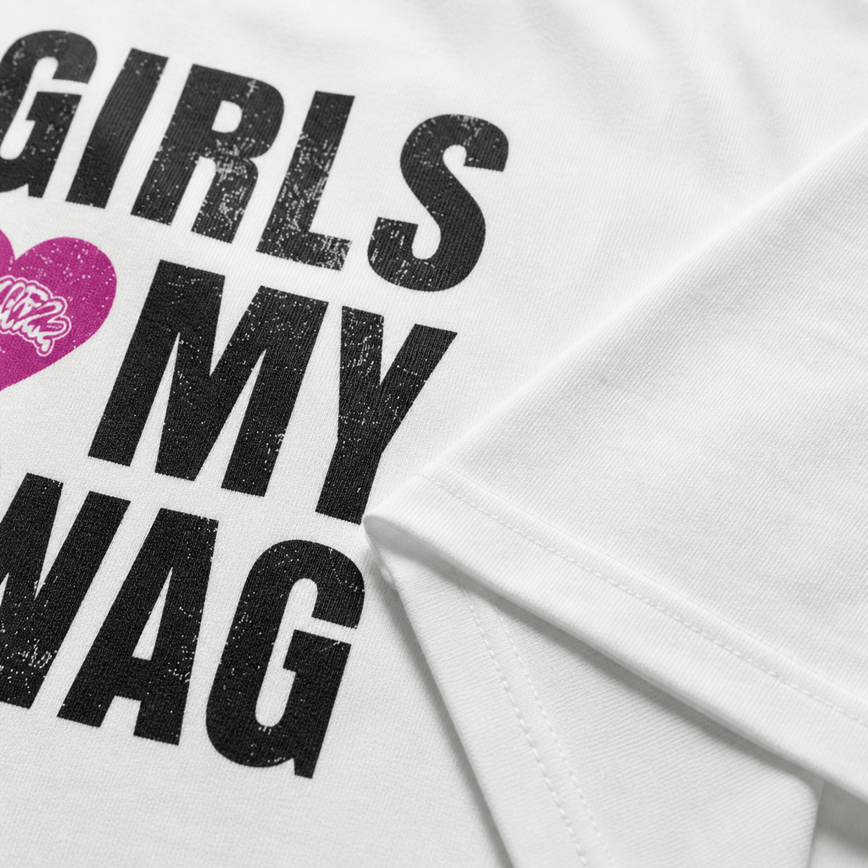 T-Shirt Girls Love My Swag White - 22DABE22®