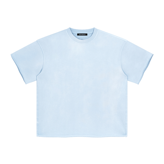 T-Shirt Premium Washed Basic Baby Blue - 22DABE22®