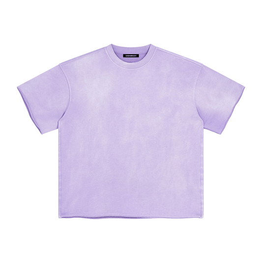 T-Shirt Premium Washed Basic Purple - 22DABE22®